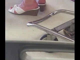 Mature bbw feet
